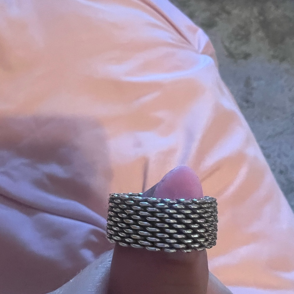 Tiffany & Co. Silver Mesh Ring